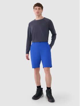 4F 4F Szorty 4FWSS25TFSHM0877-36S Niebieski Regular Fit
