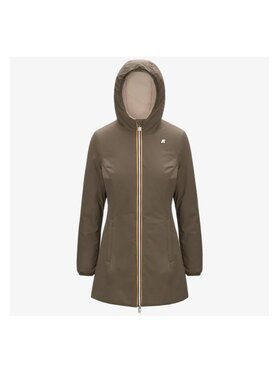 K-Way K-Way Μπουφάν πουπουλένιο DENISE ST WARM REVERSIBLE Καφέ Slim Fit