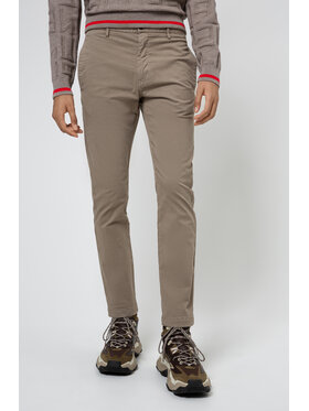 HUGO Hugo Spodnie materiałowe David204d 50437976 Beżowy Slim Fit