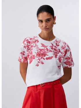 Liu Jo Liu Jo T-Shirt CA6330JS088P9626 Czerwony Loose Fit