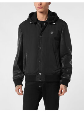PHILIPP PLEIN PHILIPP PLEIN Giacca di pelle 26983 Nero Regular Fit