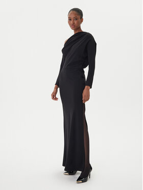 Eleh Eleh Večernja haljina EFW250188 Crna Regular Fit
