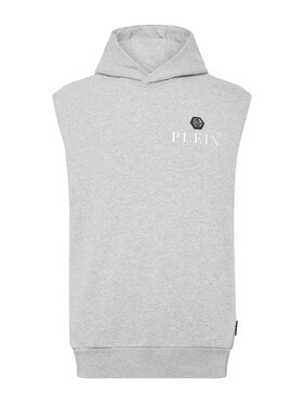 PHILIPP PLEIN PHILIPP PLEIN Mikina 333 Sivá Regular Fit