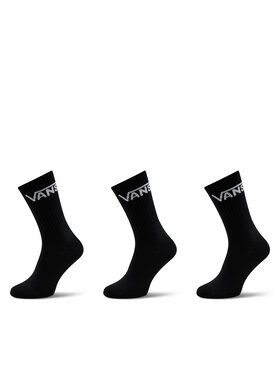 Vans Vans Zestaw 3 par wysokich skarpet męskich Classic Crew VN000F0XBLK1 Czarny
