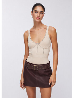 Liu Jo Liu Jo Top PA6016MS99EC3908 Bianco Regular Fit