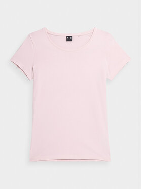 4F 4F T-Shirt NOS Różowy jasny Regular Fit