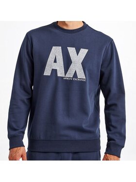 Armani Exchange Armani Exchange Mikina 6KZMFG ZJ5UZ 1510 Tmavomodrá Regular Fit