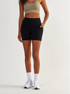 BeShaped BeShaped Sportovní kraťasy z Kieszeniami Lift Me Up Černá Shaping Fit