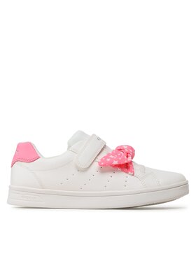 Geox Geox Sneakersy J Djrock Girl J354MC000BCC1Z7Q D Biały