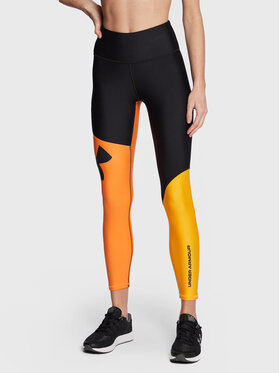 Under Armour Under Armour Legginsy HeatGear® Ankle 1373936 Pomarańczowy Slim Fit