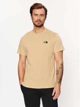 The North Face The North Face T-Shirt M S/S Simple Dome Tee - EuNF0A2TX5LK51 Beżowy Regular Fit
