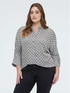 Fiorella Rubino Fiorella Rubino Koszula 5024T001538N0S1 Szary Regular Fit
