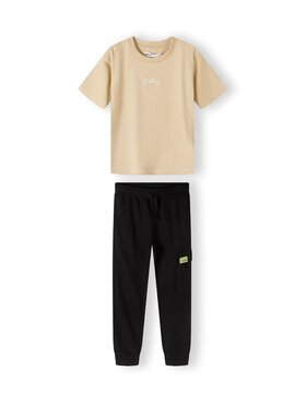 MINOTI MINOTI T-Shirt 23fleece207 Czarny Regular Fit