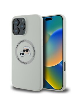 KARL LAGERFELD KARL LAGERFELD Etui na telefon iPhone 16 Pro Beżowy