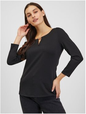Orsay Orsay Bluzka 130101-660000__XS Czarny Regular Fit