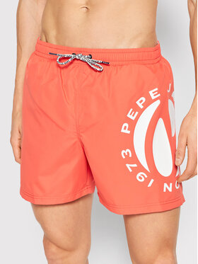 Pepe Jeans Pepe Jeans Plavecké šortky Renzo PMB10319 Oranžová Regular Fit
