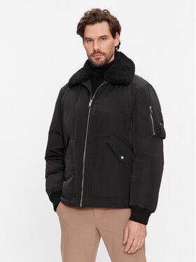 BOSS Boss Kurtka przejściowa Calliano 50498199 Czarny Regular Fit