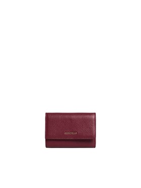 Coccinelle Coccinelle Portafoglio Metallic 3 Bordeaux