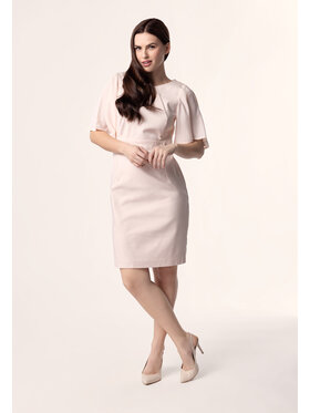 QUIOSQUE QUIOSQUE Sukienka codzienna 4SF008 Różowy Regular Fit