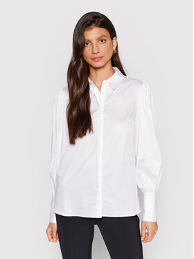 Guess Guess Cămașă W2YH70 WAF10 Alb Regular Fit
