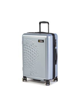 National Geographic National Geographic Середня тверда валіза Luggage N162HA.60.23 Срібний