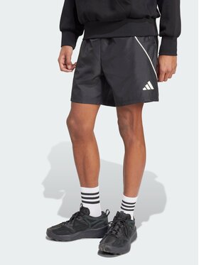 adidas adidas Szorty materiałowe 151847 Czarny Regular Fit