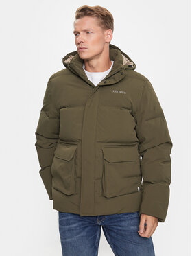 Les Deux Les Deux Geacă din puf Maddox LDM610060 Verde Regular Fit