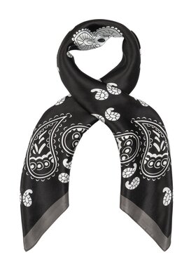 ALLORA BE UNIQUE ALLORA BE UNIQUE Foulard 100% silk Nero