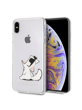 KARL LAGERFELD KARL LAGERFELD Etui na telefon iPhone Xs Max Przezroczysty