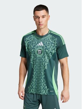 adidas adidas Koszulka techniczna Algeria 24 Away Jersey Zielony Regular Fit