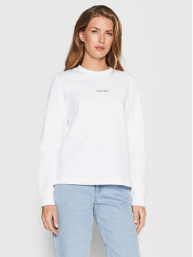 Calvin Klein Calvin Klein Bluza K20K203861 Biały Regular Fit
