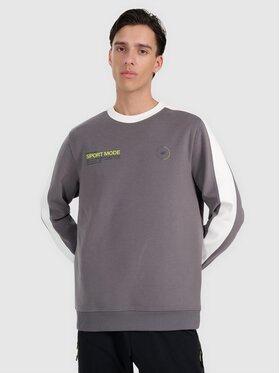 4F 4F Felpa 4FRAW25TSWSM2457-23S Grigio Regular Fit