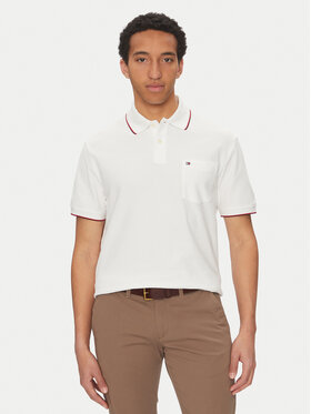 Tommy Hilfiger Tommy Hilfiger Polo MW0MW38457 Bijela Classic Fit