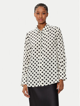 Marella Marella Риза Conio 2513111061 Бял Regular Fit