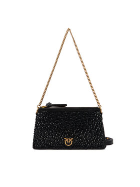 PINKO PINKO Дамска чанта Double Mini Pelle Ai 25-26 PLTT 105359 A2WF Черен