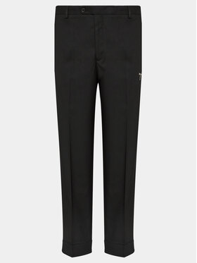 Redefined Rebel Redefined Rebel Pantaloni din material Logan 236039 Negru Relaxed Fit