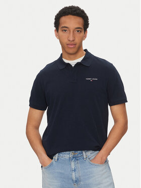 Tommy Jeans Tommy Jeans Polokošile Linear DM0DM20914 Tmavomodrá Regular Fit