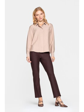 EMOI EMOI Koszula kolorze beżowym Beżowy Feminine Fit