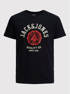 Jack&Jones Junior Jack&Jones Junior T-Shirt Logo 12213081 Schwarz Regular Fit