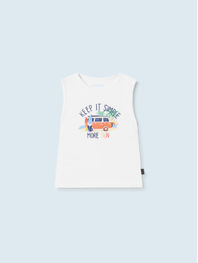 Mayoral Mayoral Top 1033 Bílá Regular Fit