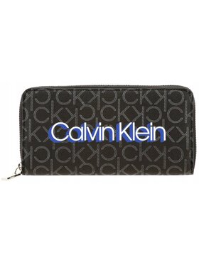 Calvin Klein Calvin Klein Portfel PORTFEL DAMSKI MONOGRAM Brązowy