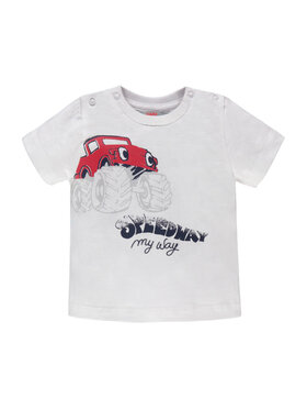Kanz Kanz T-Shirt 1832431-1000 Biały Basic Fit