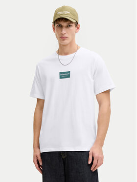 Jack & Jones Jack & Jones T-Shirt Frank 12288092 Bílá Relaxed Fit