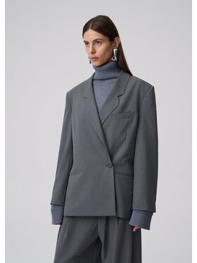 Le Collet Le Collet Marynarka OZI Szary Oversize