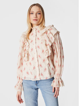 Notes Du Nord Notes Du Nord Koszula Filippa 12954 Beżowy Regular Fit