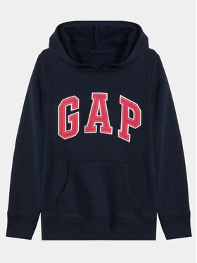 Gap Gap Majica dugih rukava 849381-10 Tamnoplava Regular Fit
