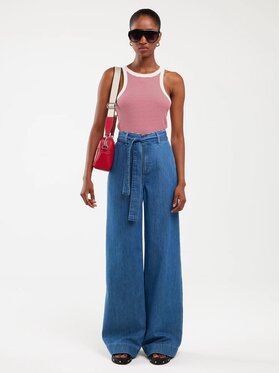 BIG STAR BIG STAR Jeansy JULII_312_190 Niebieski Wide Leg