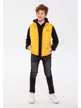 MINOTI MINOTI Kamizelka 13coat 13 Żółty Regular Fit