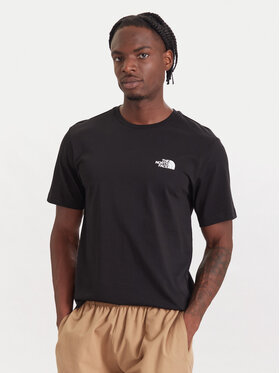 The North Face The North Face T-krekls NSE Box Raku Horse Infill NF0A8EGU Melns Regular Fit