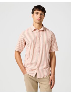 Wrangler Wrangler Koszula 112362758 Pomarańczowy Regular Fit